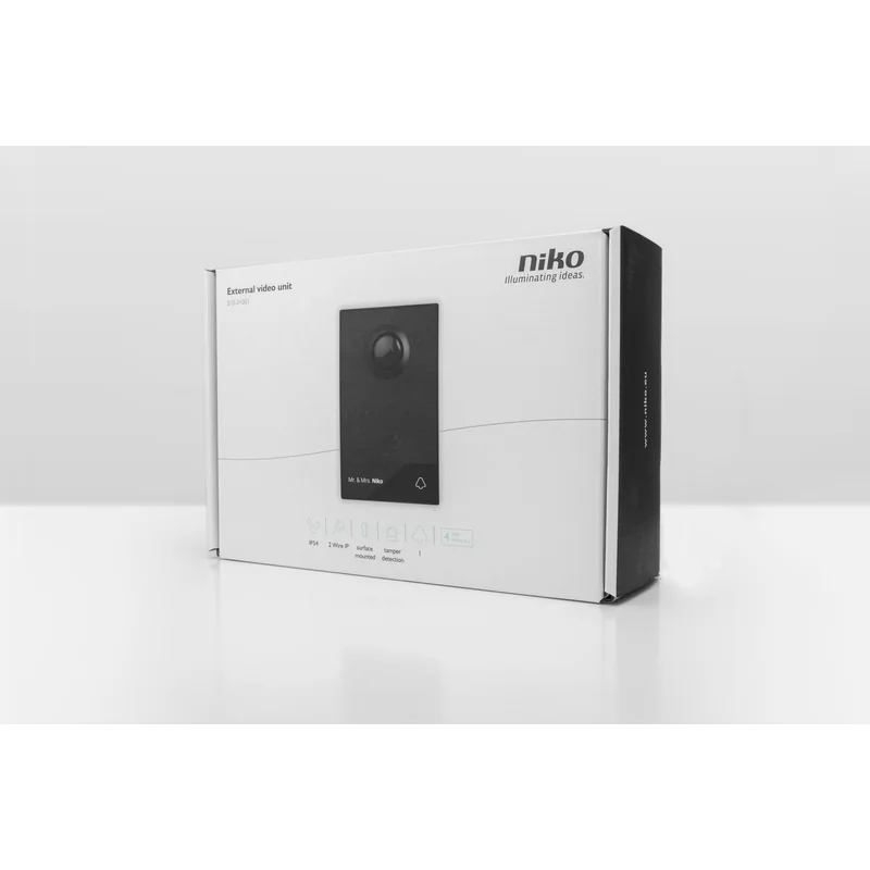 Compacte 2-draads videobuitenpost